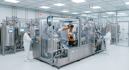 Pharmaceutical manufacturing environment